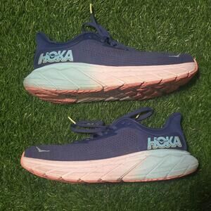 HOKA Arahi 7 Midnight Seafoam Womens Sneaker Running Shoe Size 8.5B